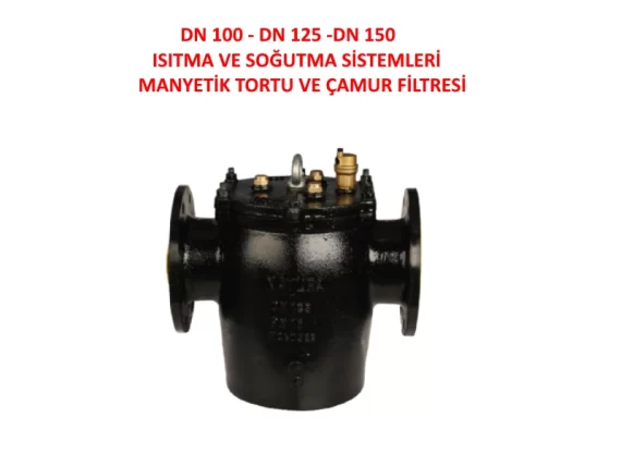 Manyetik Çamur Filtresi DN 100 DN 125 DN 150